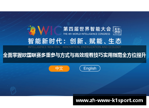 全面掌握欧国联赛多重参与方式与高效观看技巧实用指南全方位提升
