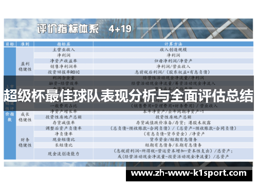 超级杯最佳球队表现分析与全面评估总结